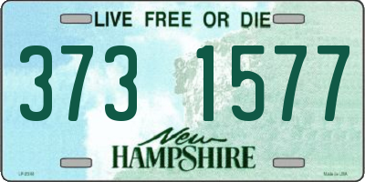 NH license plate 3731577