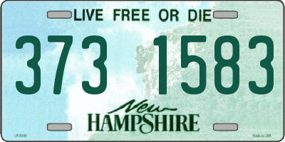 NH license plate 3731583