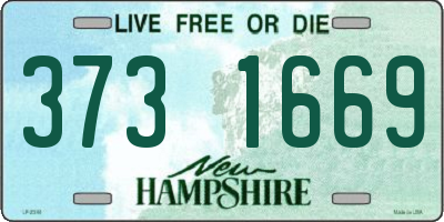 NH license plate 3731669