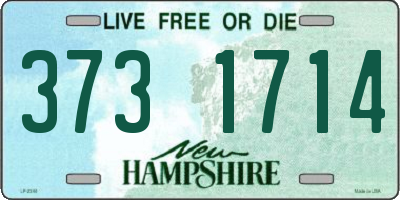 NH license plate 3731714