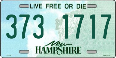 NH license plate 3731717