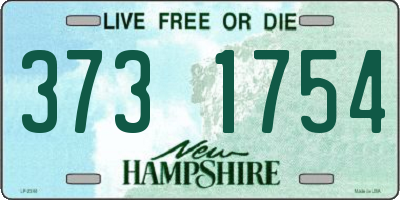NH license plate 3731754