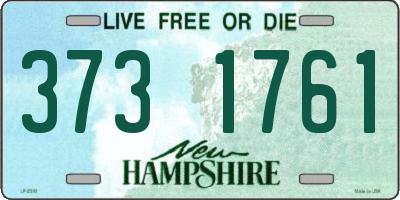 NH license plate 3731761