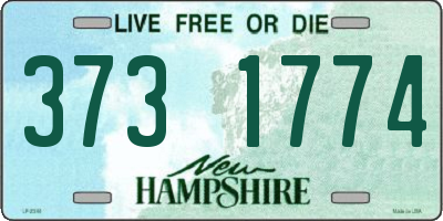 NH license plate 3731774