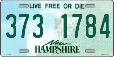 NH license plate 3731784
