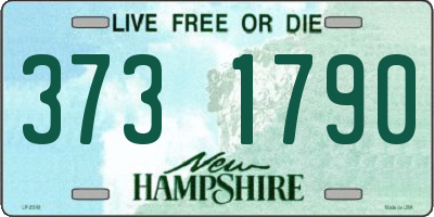 NH license plate 3731790