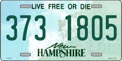 NH license plate 3731805