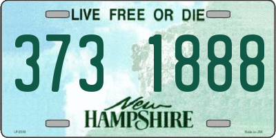 NH license plate 3731888