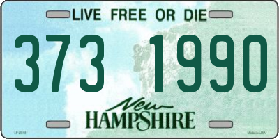 NH license plate 3731990