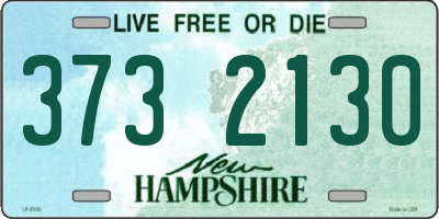 NH license plate 3732130