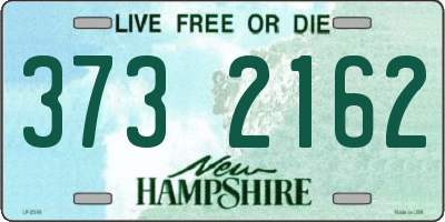 NH license plate 3732162