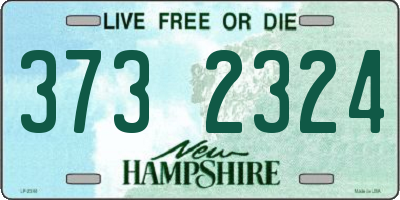 NH license plate 3732324