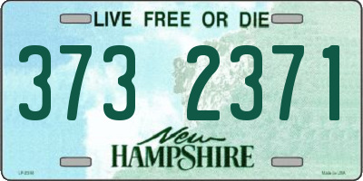 NH license plate 3732371