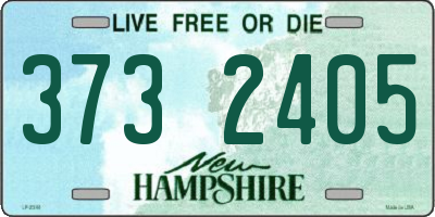 NH license plate 3732405