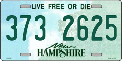 NH license plate 3732625