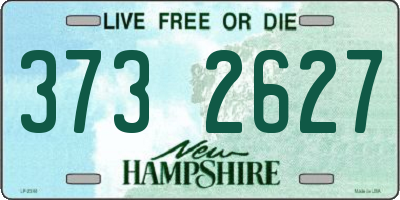 NH license plate 3732627