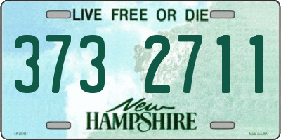 NH license plate 3732711