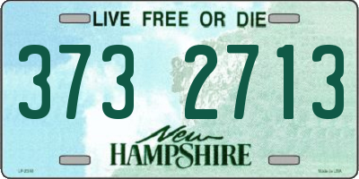 NH license plate 3732713