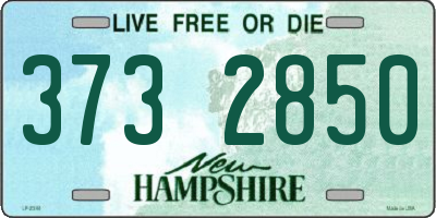 NH license plate 3732850