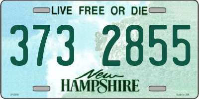 NH license plate 3732855