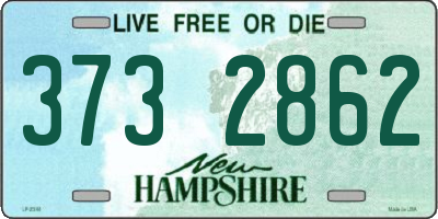 NH license plate 3732862