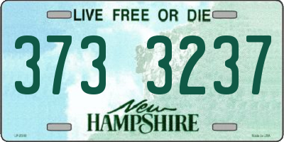 NH license plate 3733237