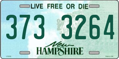 NH license plate 3733264