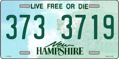 NH license plate 3733719