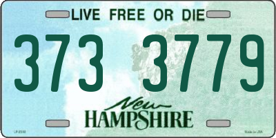 NH license plate 3733779