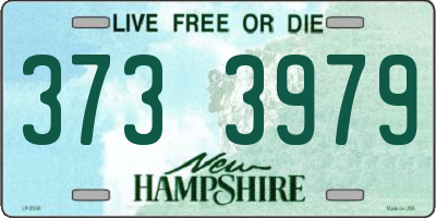 NH license plate 3733979