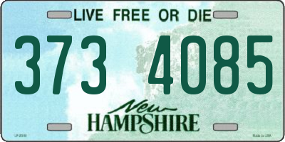 NH license plate 3734085