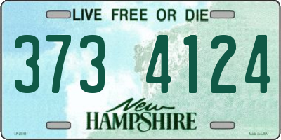 NH license plate 3734124