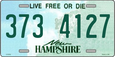NH license plate 3734127