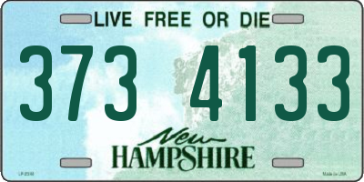 NH license plate 3734133