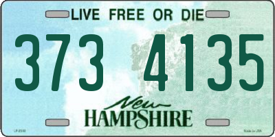 NH license plate 3734135