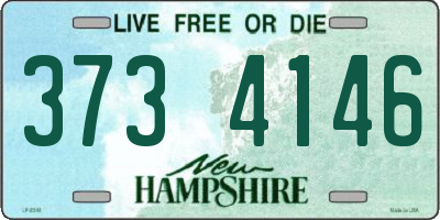 NH license plate 3734146