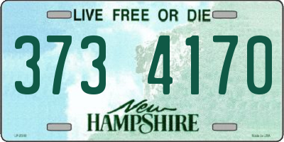 NH license plate 3734170