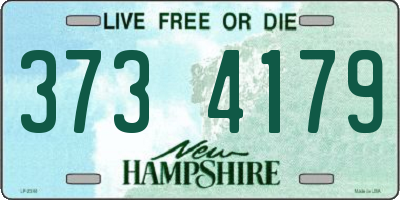 NH license plate 3734179