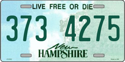 NH license plate 3734275