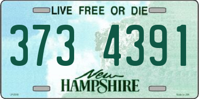 NH license plate 3734391