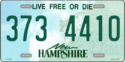 NH license plate 3734410