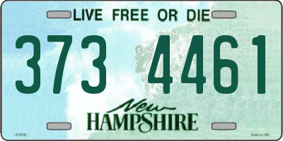 NH license plate 3734461