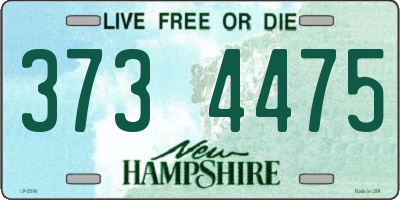 NH license plate 3734475