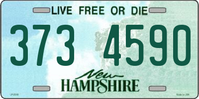 NH license plate 3734590