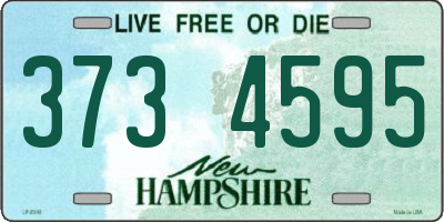 NH license plate 3734595