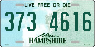 NH license plate 3734616