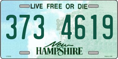 NH license plate 3734619