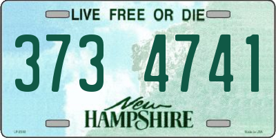 NH license plate 3734741