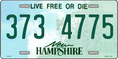 NH license plate 3734775