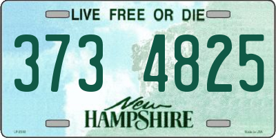 NH license plate 3734825
